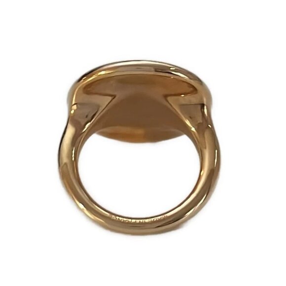 Auth HERMES Collier de Chien Rose Gold Hardware None Scarf Ring - Picture 2 of 3